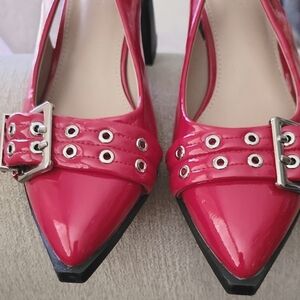 Stylish Red Patent Women's Shoes